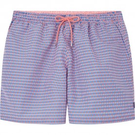 бански,гащета,мъжки,бански,костюми,hackett,fish,geo,swimming,shorts,coral,(red,purple)