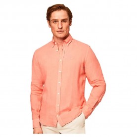 риза,с,дълъг,ръкав,мъжки,ризи,hackett,garment,dyed,long,sleeve,shirt,orange,(peach)