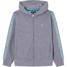 суичър,детски,блузи,hackett,tape,hoodie,grey,marl,(grey)