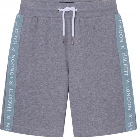 къси,панталони,детски,панталони,hackett,tape,sweat,shorts,grey,marl,(grey)