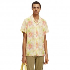 Риза с къс ръкав Scotch & soda Tie-Dye Printed short sleeve shirt - Yellow (Multi Tie Dye) риза,с,къс,ръкав,мъжки,ризи,scotch,&,soda,tie,dye,printed,short,sleeve,shirt,yellow,(multi,tie,dye)
