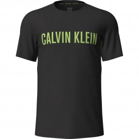 тениска,мъжки,тениски,calvin,klein,000nm1959e,short,sleeve,t,shirt,black,w,tropic,lime,(black)