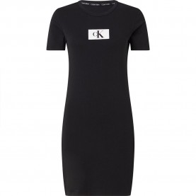 рокля,дамски,поли,и,рокли,calvin,klein,000qs6944e,short,sleeve,dress,black