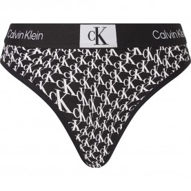 дамско,бельо,дамски,бикини,и,танкини,calvin,klein,modern,thong,black,(warped,logo,black)
