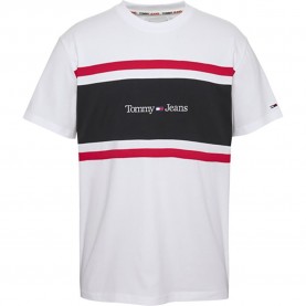 тениска,мъжки,тениски,tommy,jeans,classic,linear,cut,&,sew,short,sleeve,t,shirt,white