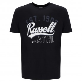 тениска,мъжки,тениски,russell,athletic,amt,a30121,short,sleeve,t,shirt,white,(black)