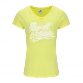 тениска,дамски,тениски,russell,athletic,awt,a31701,short,sleeve,v,neck,t,shirt,yellow,(limeligh)