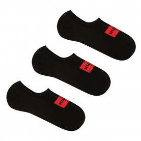 чорапи,мъжки,чорапи,дамски,чорапи,hugo,label,10251178,socks,3,pairs,black,(black)