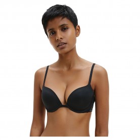 дамско,бельо,дамски,бикини,и,танкини,calvin,klein,000qf5613e,push,up,plunge,bra,black