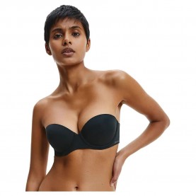 дамско,бельо,дамски,бикини,и,танкини,calvin,klein,push,up,strapless,bra,black