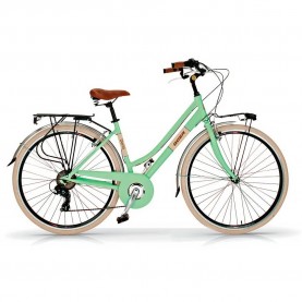 пътни,и,градски,велосипеди,qüer,denia,28´´,bike,silver,(green,celadon)
