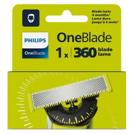 бръснене,philips,one,blade,360,razor,blade,refills,silver,(silver)