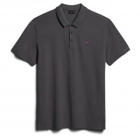 Napapijri Ealis Summer short sleeve polo - Grey (Grey Granit) дамски,блузи,с,яка,мъжки,блузи,с,яка,napapijri,ealis,summer,short,sleeve,polo,grey,(grey,granit)