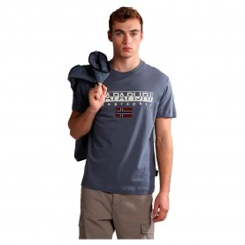 тениска,мъжки,тениски,napapijri,s,ayas,short,sleeve,t,shirt,blue,grisail,(grey)