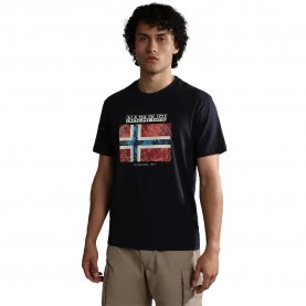 тениска,мъжки,тениски,napapijri,s,guiro,short,sleeve,t,shirt,blue,marine,(multicolor)
