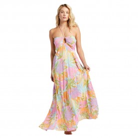 рокля,дамски,поли,и,рокли,billabong,so,groovy,sleveless,long,dress,multicolor