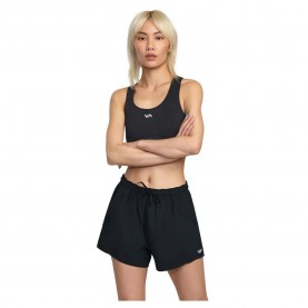 Къси панталони Rvca Essential Yogge sweat shorts - Black (Black) къси,панталони,дамски,панталони,rvca,essential,yogge,sweat,shorts,black,(black)