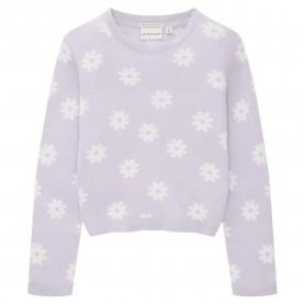 блуза,детски,блузи,tom,tailor,cropped,flower,jacquard,knit,sweater,purple,(big,offwhite,lilac,flowers)