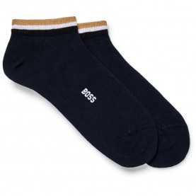 чорапи,мъжки,чорапи,boss,uni,stripe,10249325,short,socks,2,units,blue,(dark,blue)