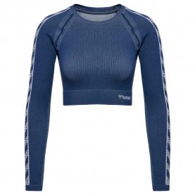 тениска,дамски,тениски,hummel,blaze,seamless,long,sleeve,t,shirt,blue,(insignia,blue)