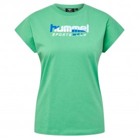 тениска,дамски,тениски,hummel,legacy,jasira,short,sleeve,t,shirt,green,(green,spruce)