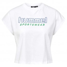 тениска,дамски,тениски,hummel,legacy,june,cropped,short,sleeve,t,shirt,white