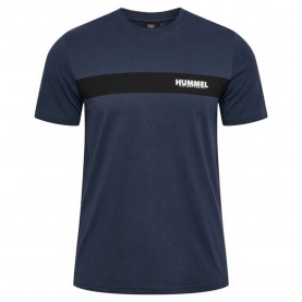 тениска,мъжки,тениски,hummel,legacy,sean,short,sleeve,t,shirt,blue,nights,(blue)