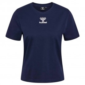тениска,дамски,тениски,hummel,220031,short,sleeve,t,shirt,peacoat,(blue)
