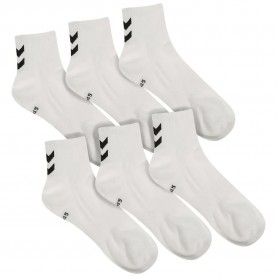 чорапи,дамски,чорапи,hummel,chevron,short,socks,3,pairs,white