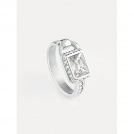бижутерия,guess,jubr02196jwrh52,shiny,padlock,ring,clear