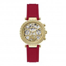 часовник,часовници,guess,solstice,woman,watch,red,(red)