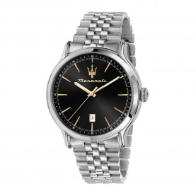часовник,часовници,maserati,epoca,42,mm,3h,black,dial,br,ss,watch,silver