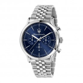часовник,часовници,maserati,epoca,42,mm,chr,blue,dial,br,ss,watch,blue,(silver)