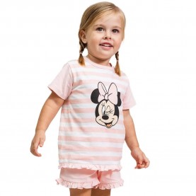 пижама,детски,пижами,disney,minnie,short,sleeve,pyjama,pink,(pink)