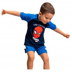пижама,детски,пижами,spiderman,spiderman,short,sleeve,pyjama,black,(blue,black)