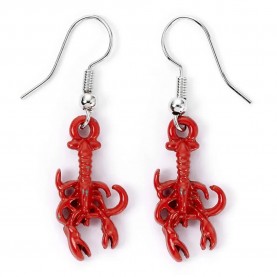 бижутерия,friends,lobster,earrings,multicolor,(red)