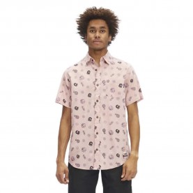 риза,с,къс,ръкав,мъжки,ризи,hydroponic,dragon,ball,z,capsule,short,sleeve,shirt,pink,(rose)