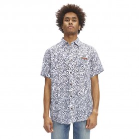 риза,с,къс,ръкав,мъжки,ризи,hydroponic,hawaii,short,sleeve,shirt,grey,(white,navy,leaves)