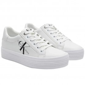 маратонки,дамски,маратонки,calvin,klein,jeans,platform,laceup,trainers,white