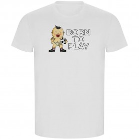 футболна,фланелка,мъжки,тениски,kruskis,born,to,play,football,eco,short,sleeve,t,shirt,white