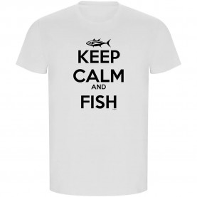 тениска,мъжки,тениски,kruskis,keep,calm,and,fish,eco,short,sleeve,t,shirt,white