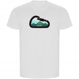 тениска,мъжки,тениски,kruskis,mountain,carabiner,eco,short,sleeve,t,shirt,white