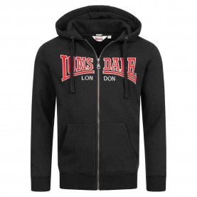 блуза,мъжки,пуловери,lonsdale,birmingham,lp277,full,zip,sweatshirt,black,(black)