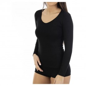 дамско,бельо,дамски,бикини,и,танкини,lacotex,long,sleeve,base,layer,black