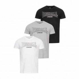тениска,мъжки,тениски,lonsdale,beanley,short,sleeve,t,shirt,3,units,multicolor,(multicolour)
