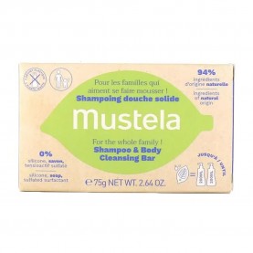 хигиена,коса,mustela,baby,solid,shampoo,75g,clear