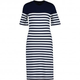 рокля,дамски,поли,и,рокли,gant,striped,short,sleeve,dress,blue