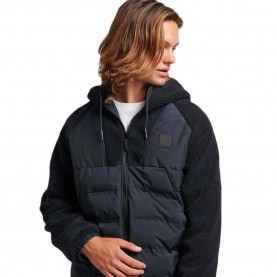 яке,мъжки,якета,superdry,code,mtn,fleece,zip,hybrid,jacket,blue