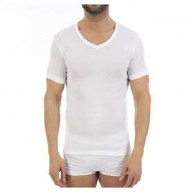 мъжко,бельо,lacotex,short,sleeve,v,neck,base,layer,white,10,(white)