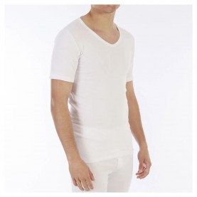 мъжко,бельо,lacotex,short,sleeve,v,neck,base,layer,white,4,(white)